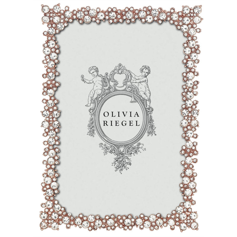 Princess Metal Picture Frame, 4" x 6", Silver
