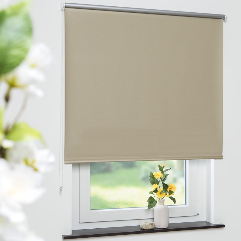Blackout Roll-Up Blind, Gold, 180cm L x 122cm W