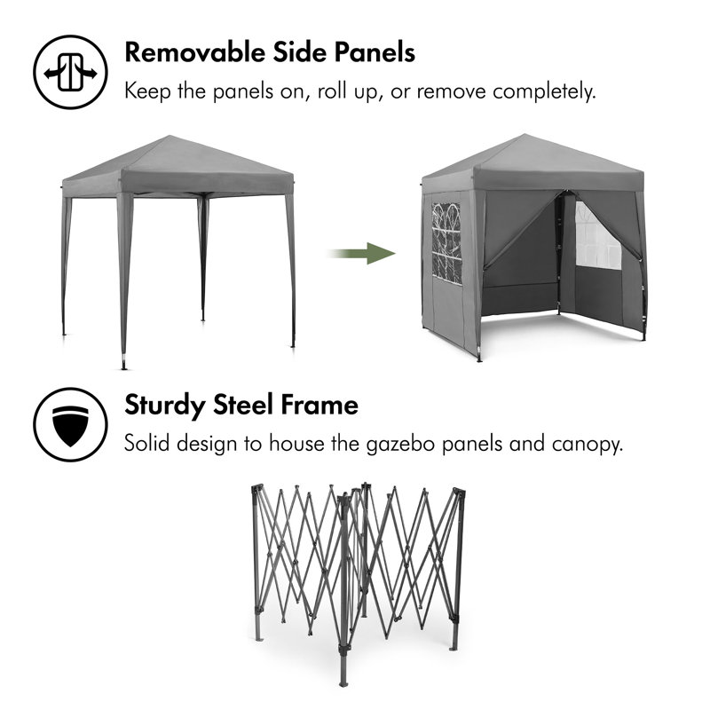 Vonhaus Pop Up Gazebo 2 X 2m