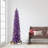 6' Pre-Lit Artificial Alpine Purple Pencil Tree