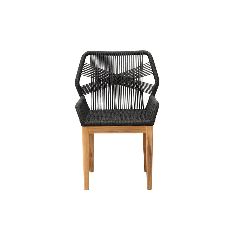 Veeda 7 - Piece Dining Set, Black/Brown