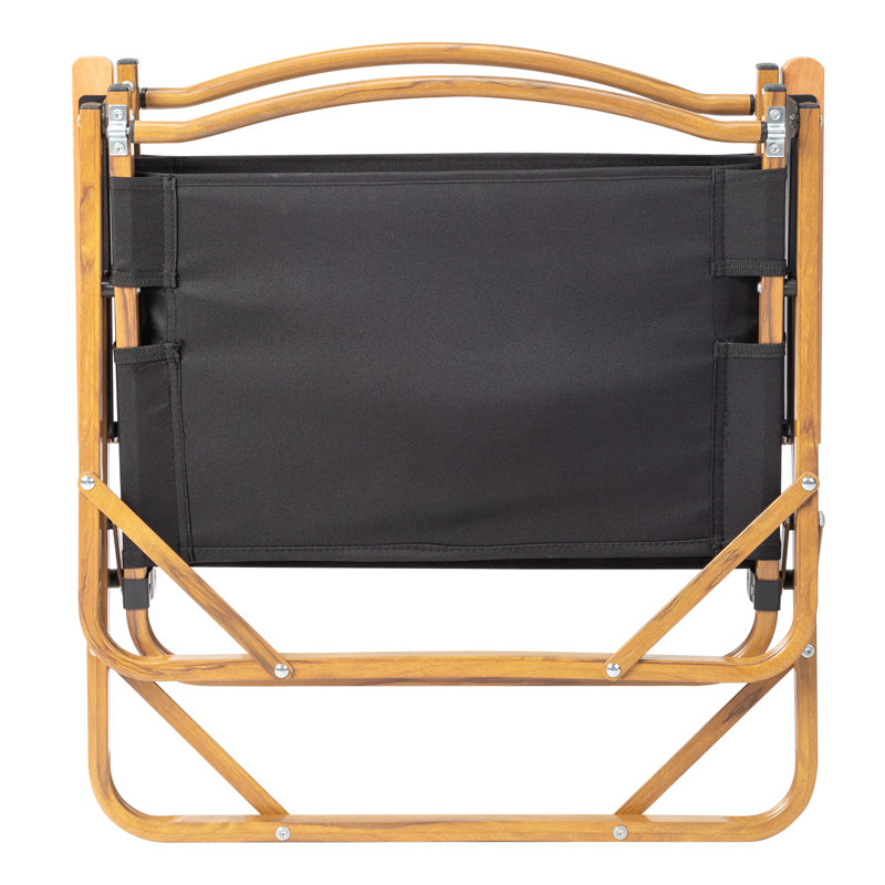 Chaise de camping pliante Sakhi, Noir