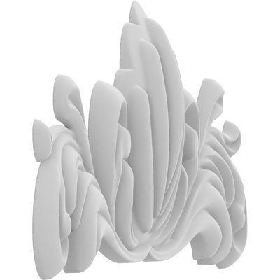 H W D Composite Rosette Applique