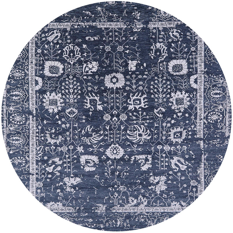 Oriental Indoor Rug, Round 4'