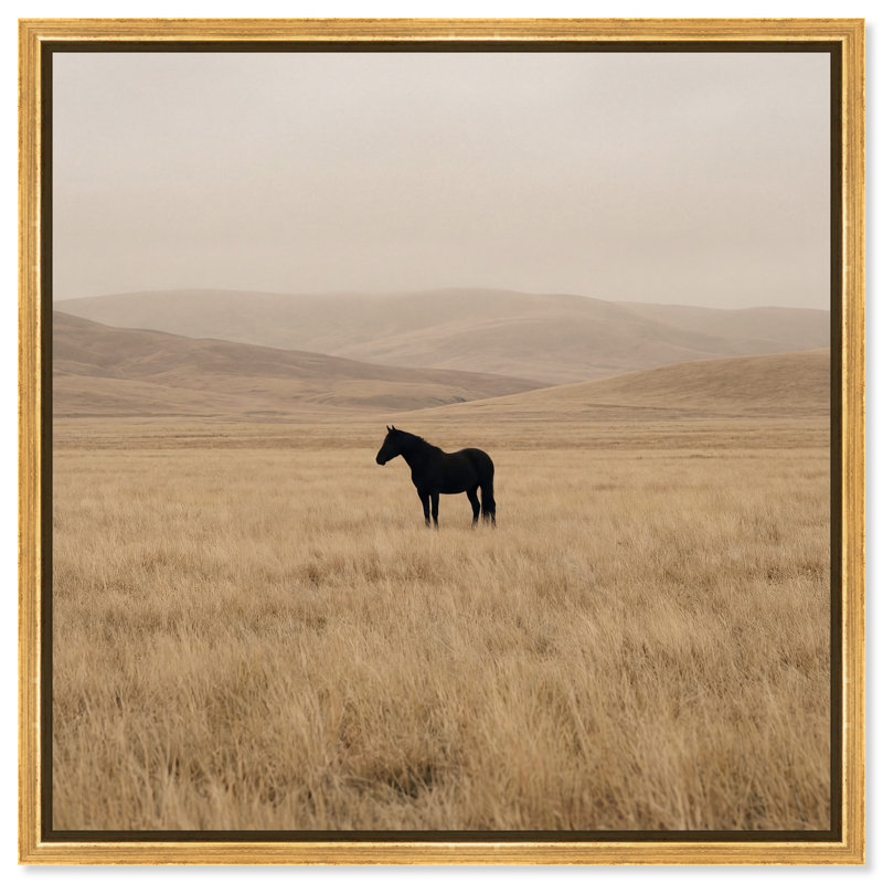 The Middle Print by Oliver Gal, 17" H x 17" W, Gold Floater Frame