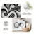 Grey Swirl carpet-easy to clean, machine-washable, soft and comfortable; suitable for door mats, kitchens, living rooms, bedrooms, corridors, and laundry areas. Easy to clean, durable carpet for home decoration.-511257384