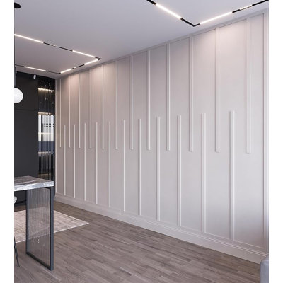 Ensemble de moulures murales plates