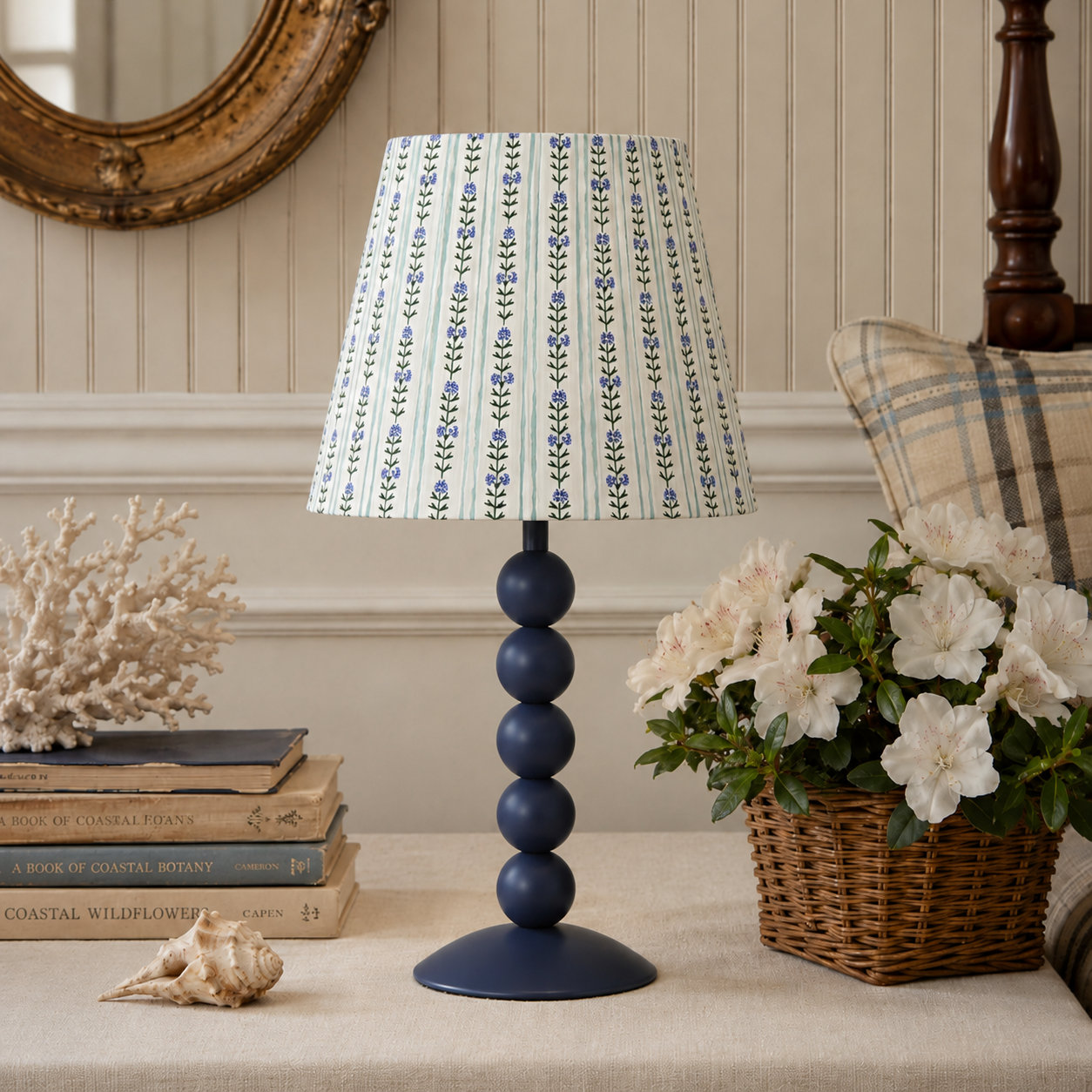 Dimmable Table Lamp, Purple-blue