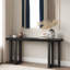 Console de conception géométrique avec pieds en pin massif, convenant au vestibule, au couloir, au salon, à la chambre à coucher-38706150