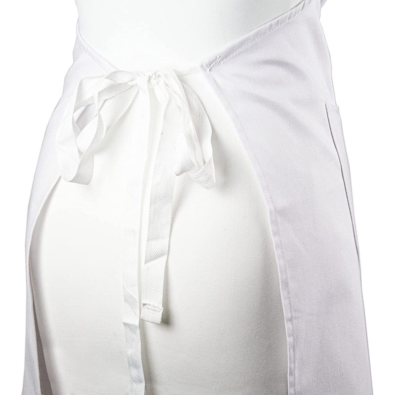 Solid Colour Cotton Bib Apron