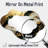 Golden Sands Of Emerald Marble Shadows I - Marble Asymmetrical Decorative Mirror, Modern irregular Wall Mirror, Printed on Metal-871190436
