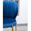 Chaise de salle à manger en velours-2001861092