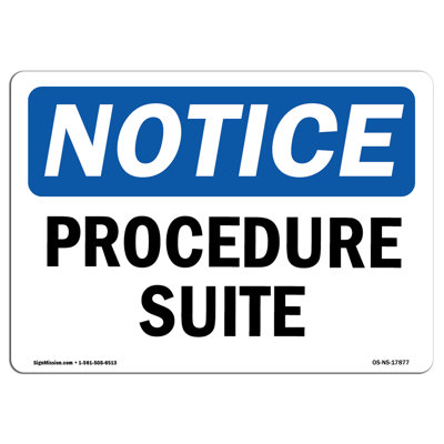 Procedure Suite Sign