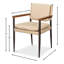 Chaise avec accoudoirs en cuir The Harley-113674994