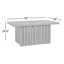 Calvin 52" Rectangle Metal Propane Fire Pit Table With Hidden Tank in Black Coral by Real Flame-1589925327-1609667016