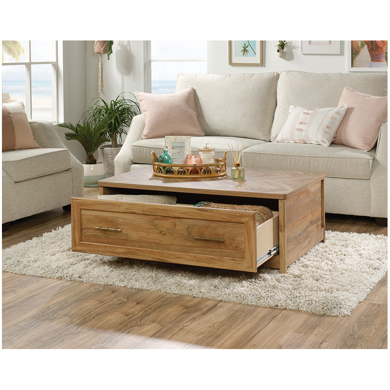 Modern Rectangular Coffee Table with Storage