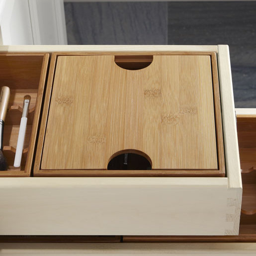 1.81"H x 8.69"W x 8.25"D Drawer Organizer
