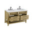 Meuble-lavabo double 60 po_Moderne_VF60560-862261988