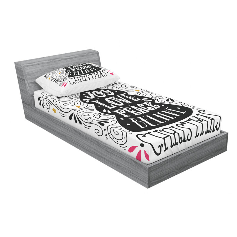 Microfiber Sheet Set, Twin Sheet Set + Fitted Sheet + 1 Pillowcase
