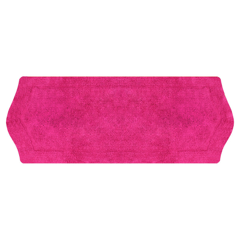 Tapis pour salle de bain Morissette, L 22 po x L 60 po, Rose millennial