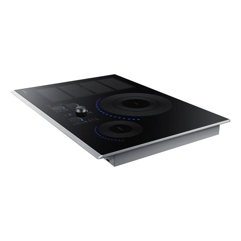 Plaque de cuisson à induction 30 po avec zone flexible, Acier inoxydable