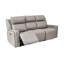Ensemble de salon inclinable en cuir véritable 2 pièces Roermond