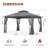 13 Ft. W x 11 Ft. D Steel Patio Gazebo-96070368