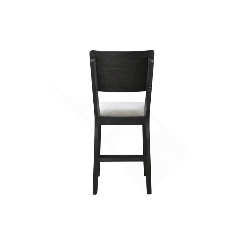 Mobilier de salle à manger 2 pièces noir / gris clair