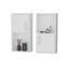 Dixie 2 Bathroom Medicine Cabinets With Storage With Open Shelf-2080040393