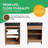 Khamille 24'' Single Freestanding Bathroom Vanity with Resin Top and Shelf-568273901