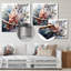 Hibou Blooms Perch II - hibou, art mural en métal-557625637