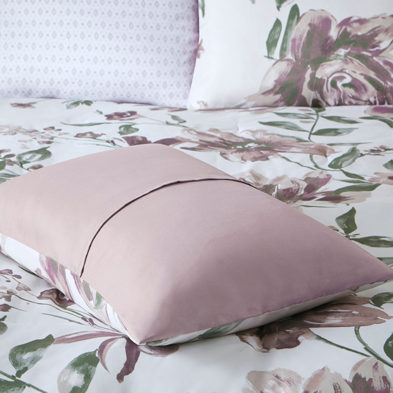 Ensemble d'édredon floral avec draps