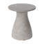 Table d'appoint de patio légère MGO Zion, table de bout avec tabouret de jardin pour patio, tabouret de jardin décoratif pour patio ou balcon, matériau en béton léger, ciment léger-909302981