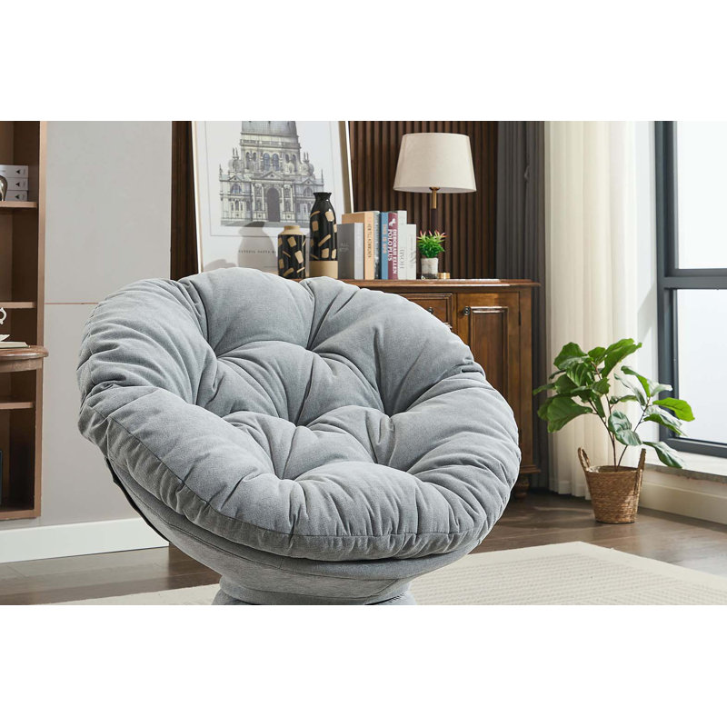 Papasan Chair, Light Gray