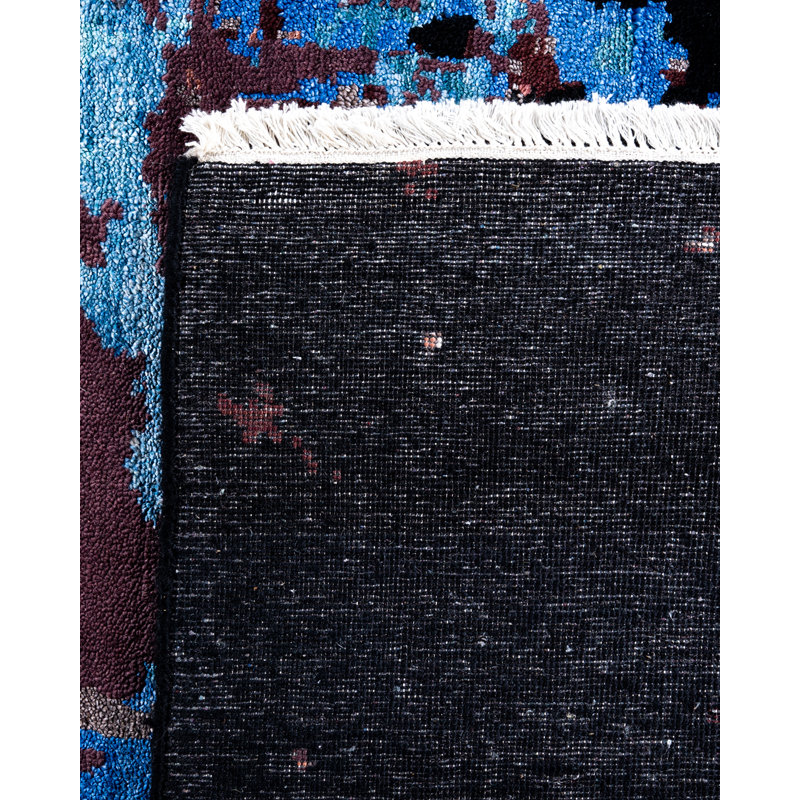 Overdyed One-of-a-Kind 9' 2" X 12' 3" Hand Knotted Area Rug