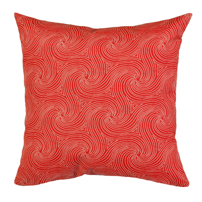 Geometric Outdoor Reversible Throw Pillow, 24" x 24"