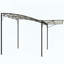 Wall-Mounted Pergola with Adjustable Canopy