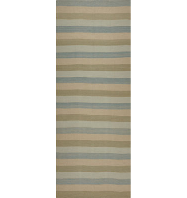 Striped Area Rug in Brown/Gray
