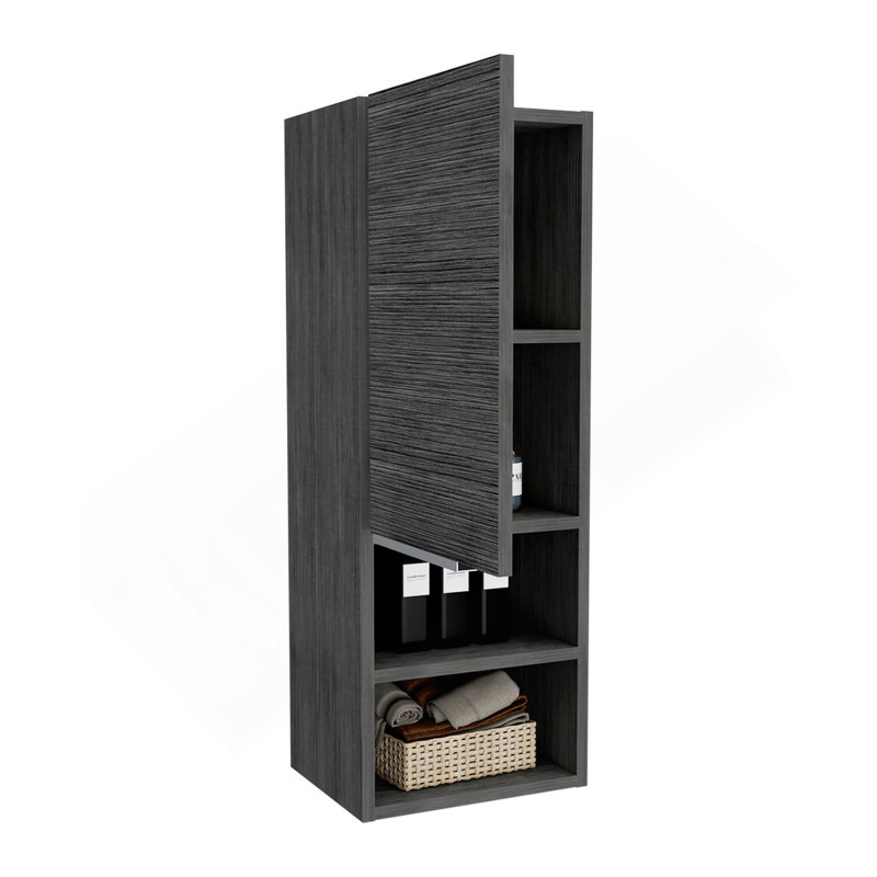 Medicine Cabinet  Hazelton,Bathroom, Smokey Oak Finish, Gray