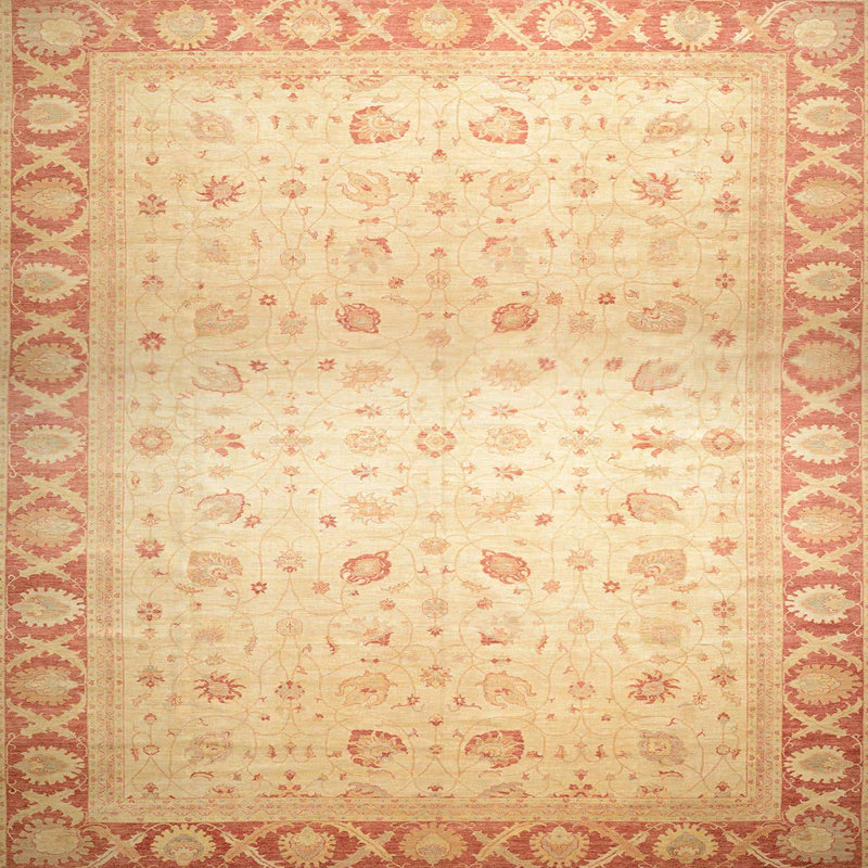 Tapis abstrait moderne 24, Carré 6 pi
