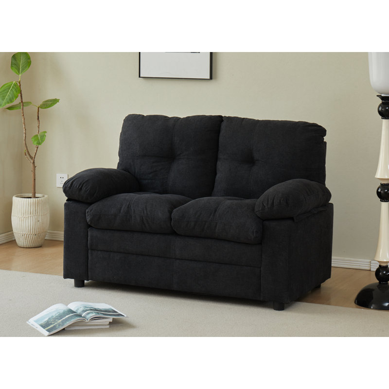 Causeuse Marly, Noir, H 36 po x l 56 po x P 31 po