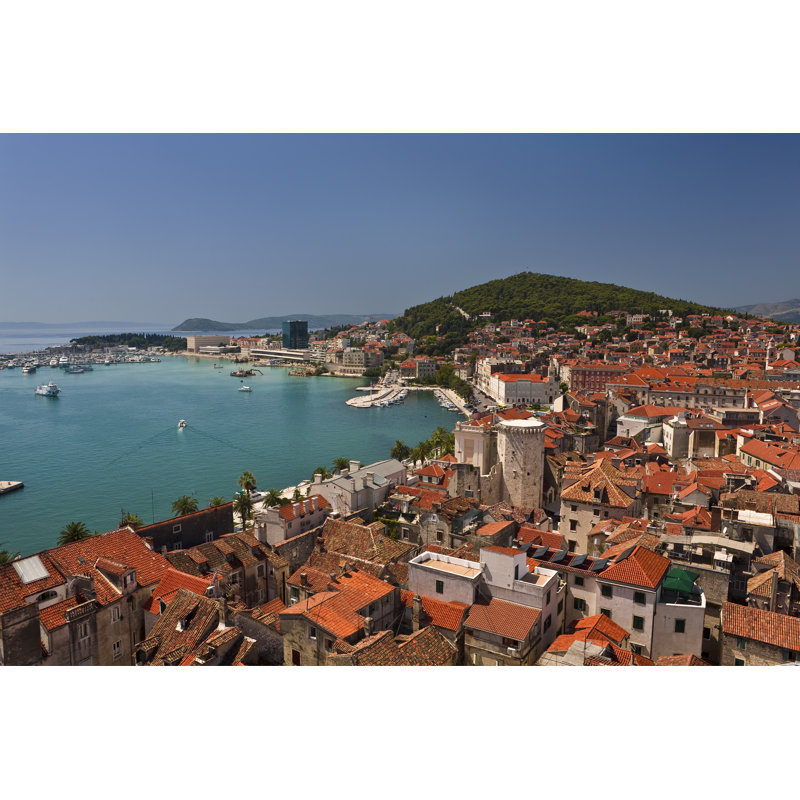 Split by WitR - Wrapped Canvas Print, 30cm H x 46cm W
