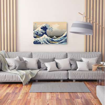 The Great Wave off Kanagawa by Katsushika Hokusai The World Classic Art Reproductions, Giclee Canvas Prints Wall Art for Home Decor