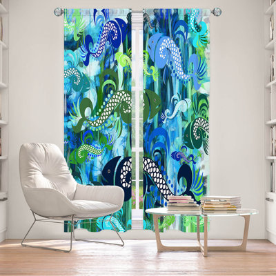 Desery Room Darkening Curtains / Drapes Pair