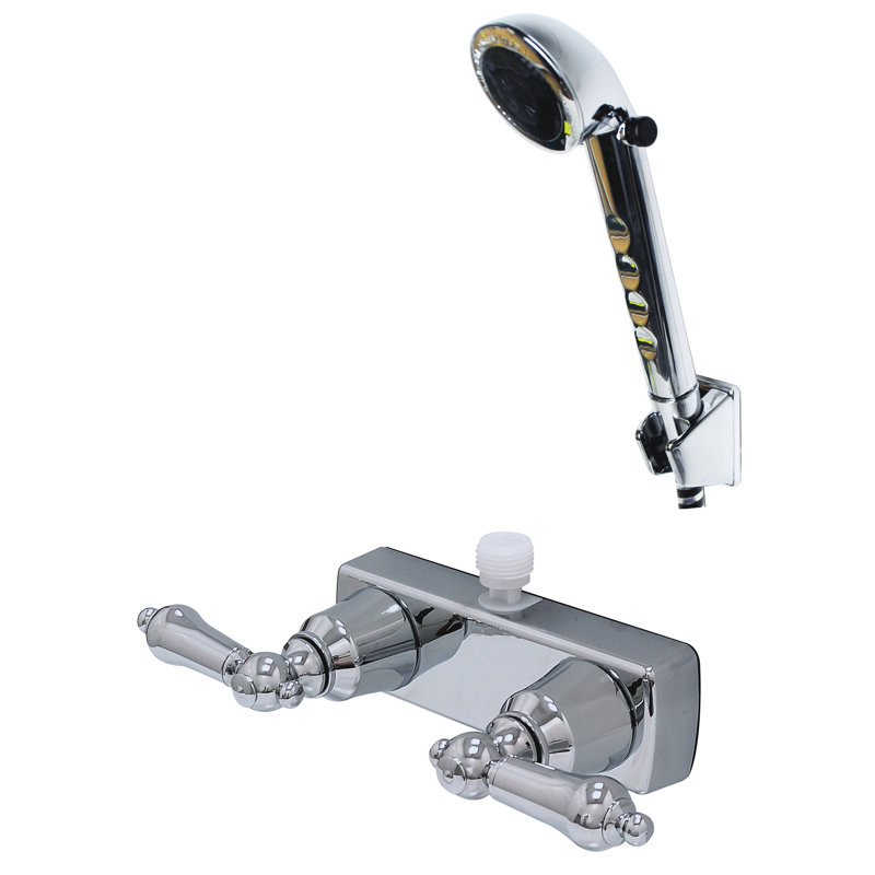 Robinet de douche et de douche à contrôle de température de remplacement avec soupape brute pour le remplacement rv/motorhome