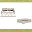 Lit plateforme tapissier avec port USB et gigogne-1894636721
