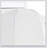 Lit simple extra-long blanc