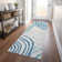 Premium Machine Washable Prisco Teal Rug