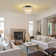 3-Light Tiered Chandelier Shell Flush Mount Ceiling Light