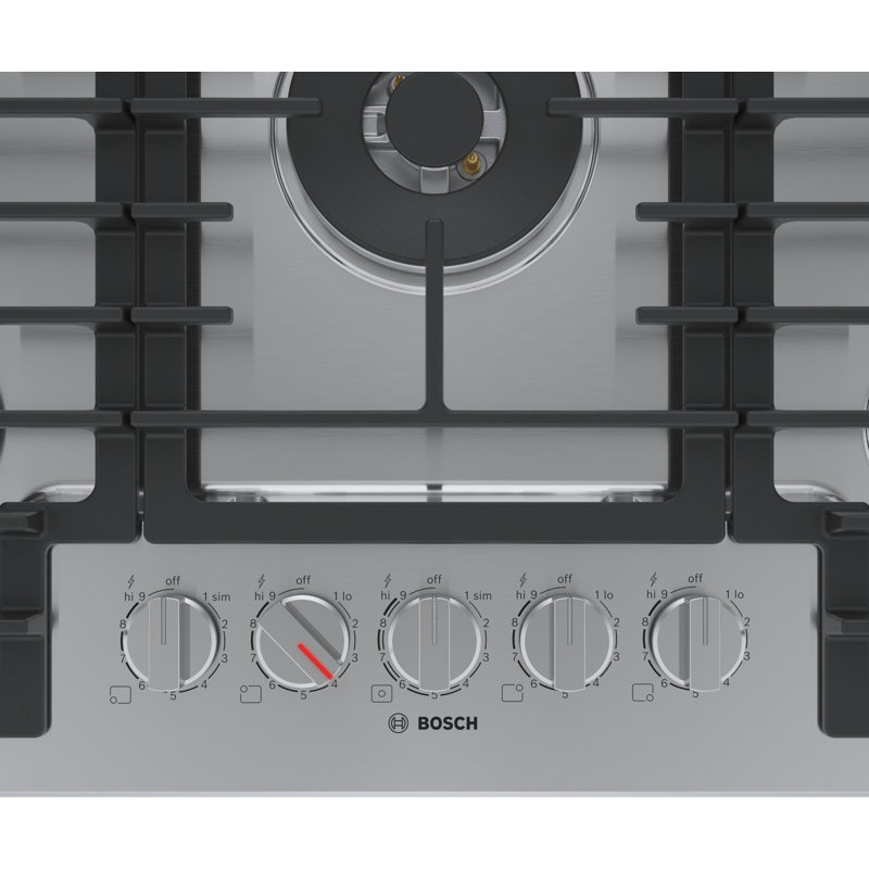 800 Series,30' Gas Cooktop,5 Burner,SS